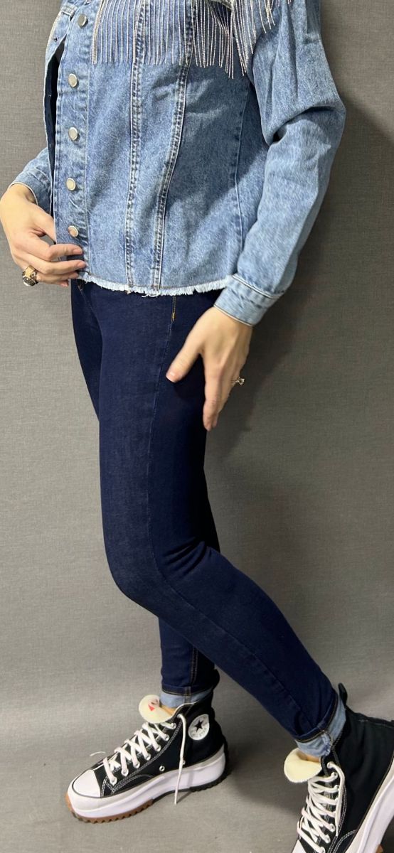 Skinny Jean Koyu Mavi resmi