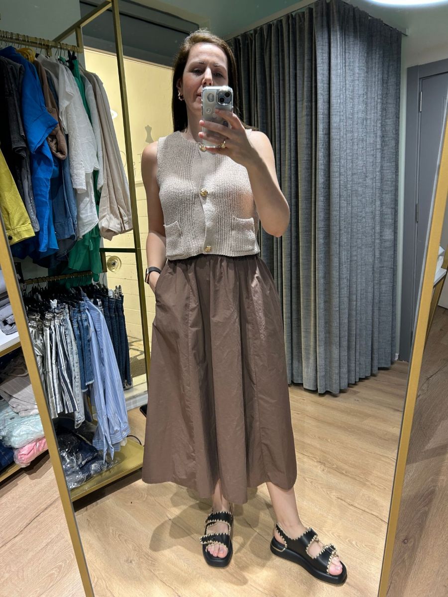 Paraşüt Kumaş Etek resmi